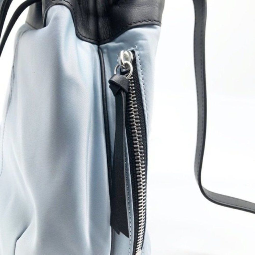 RAG & BONE Nylon & Leather Blue Mini Backpack - Picture 6 of 9